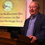 Dr. Weed presents Sowams at a Bristol Historical & Preservation Society program