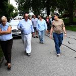 Van Edwards leads a tour of historic Jennys Lane in Barrington