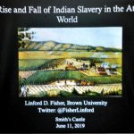 Dr. Linford Fisher presents on Native American Slavery at Smith’s Castle