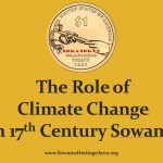 The role of climate change in 17th century Sowams