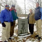 Sachem’s Rock where Ousamequin traded with Myles Standish for Satucket lands in 1649