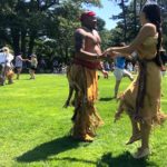 Wampanoags visit the Bassetlaw Museum in Retford, England