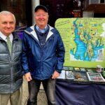 RI Senator Jack Reed stops by Sowams Heritage Area exhibit at the Warren WalkAbout